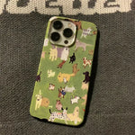 cute dogs pattern iphone case boogzel clothing