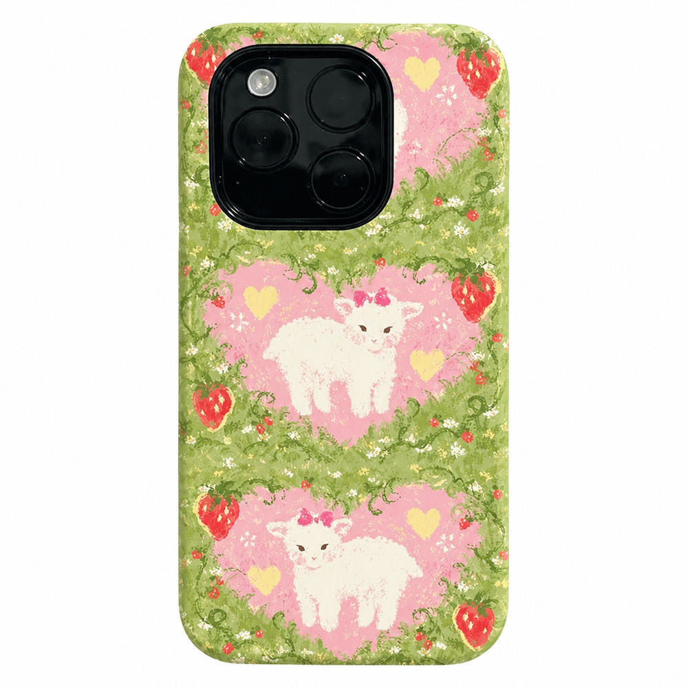cute lamb cottagecore iphone case boogzel clothing