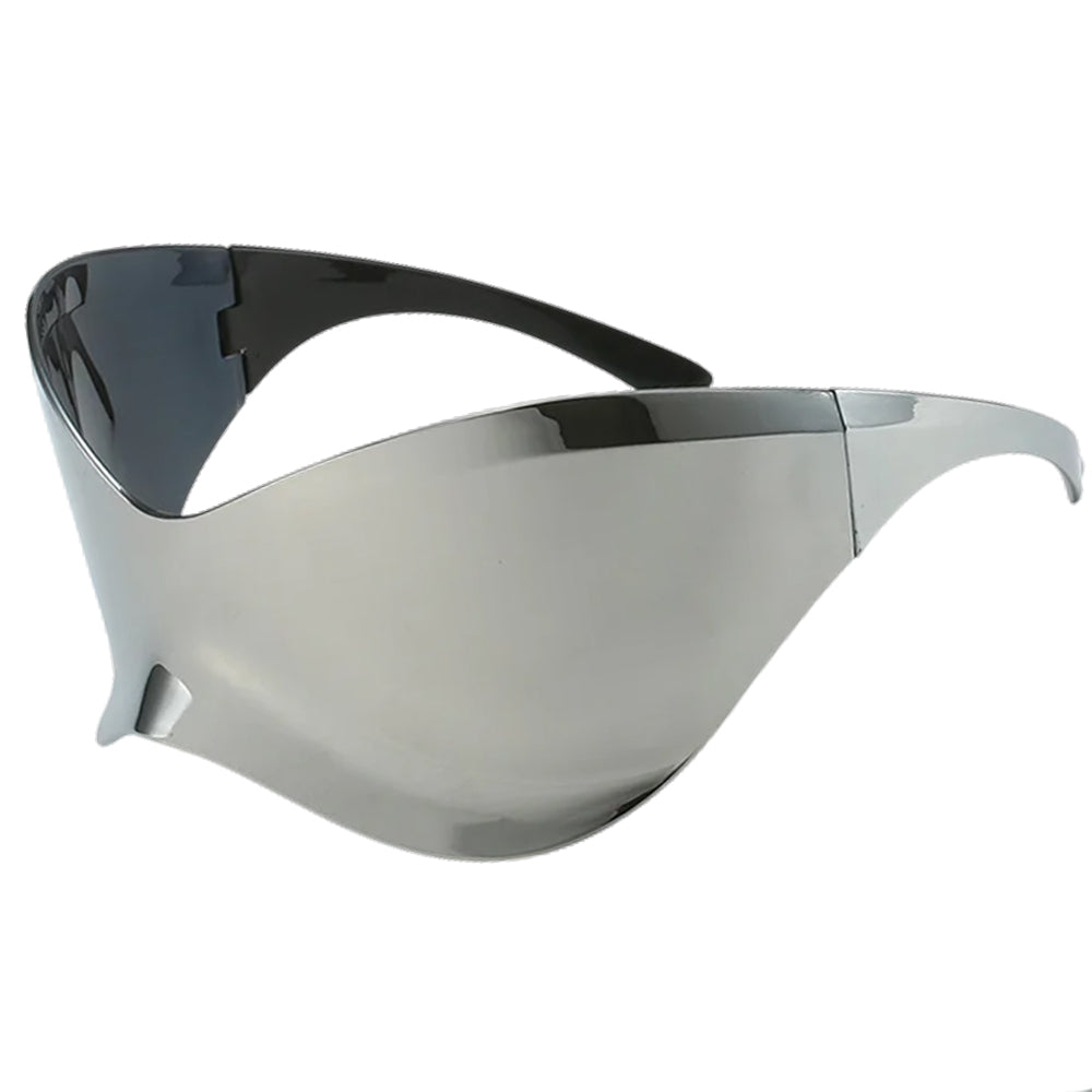 cyber aesthetic shield sunglasses boogzel clothing