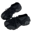 cybercore black chunky sneakers boogzel clothing