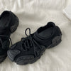 cybercore black chunky sneakers boogzel clothing