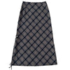 dark academia plaid side slit skirt boogzel clothing