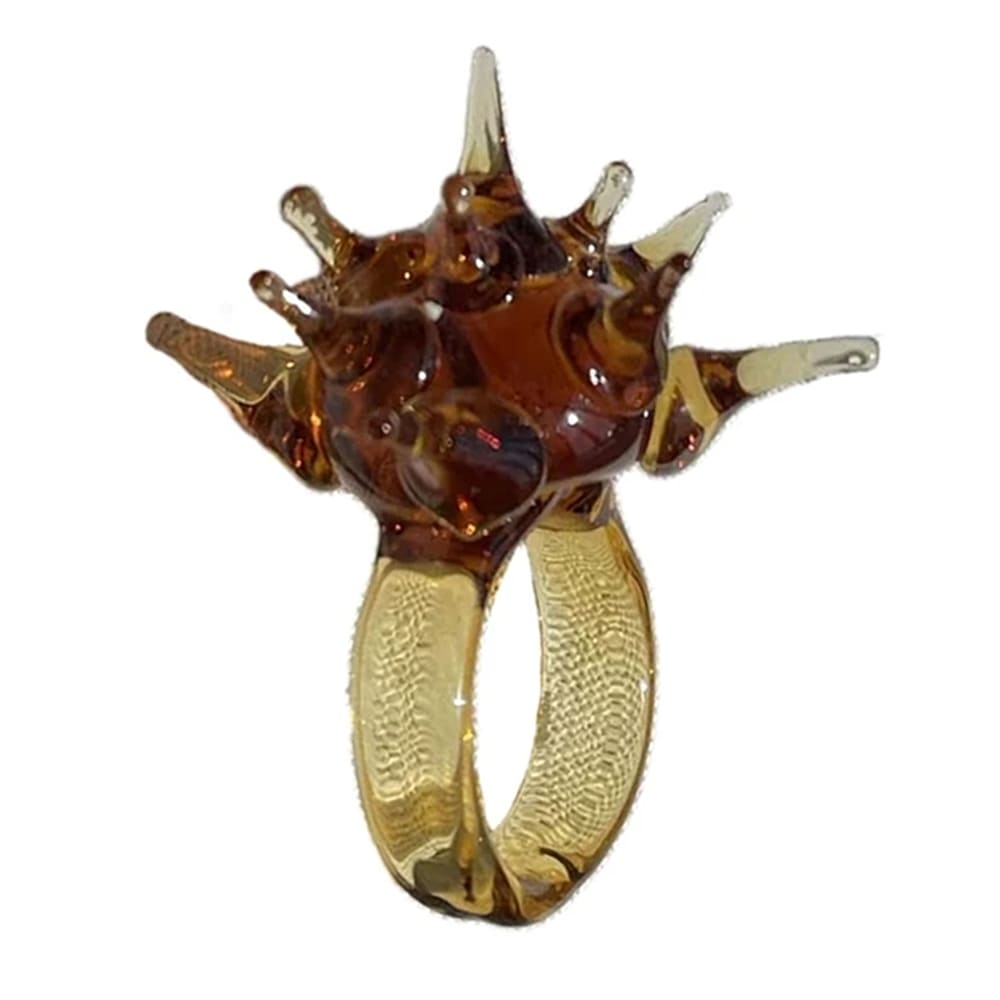 deep sea aesthetic spiky ring boogzel clothing