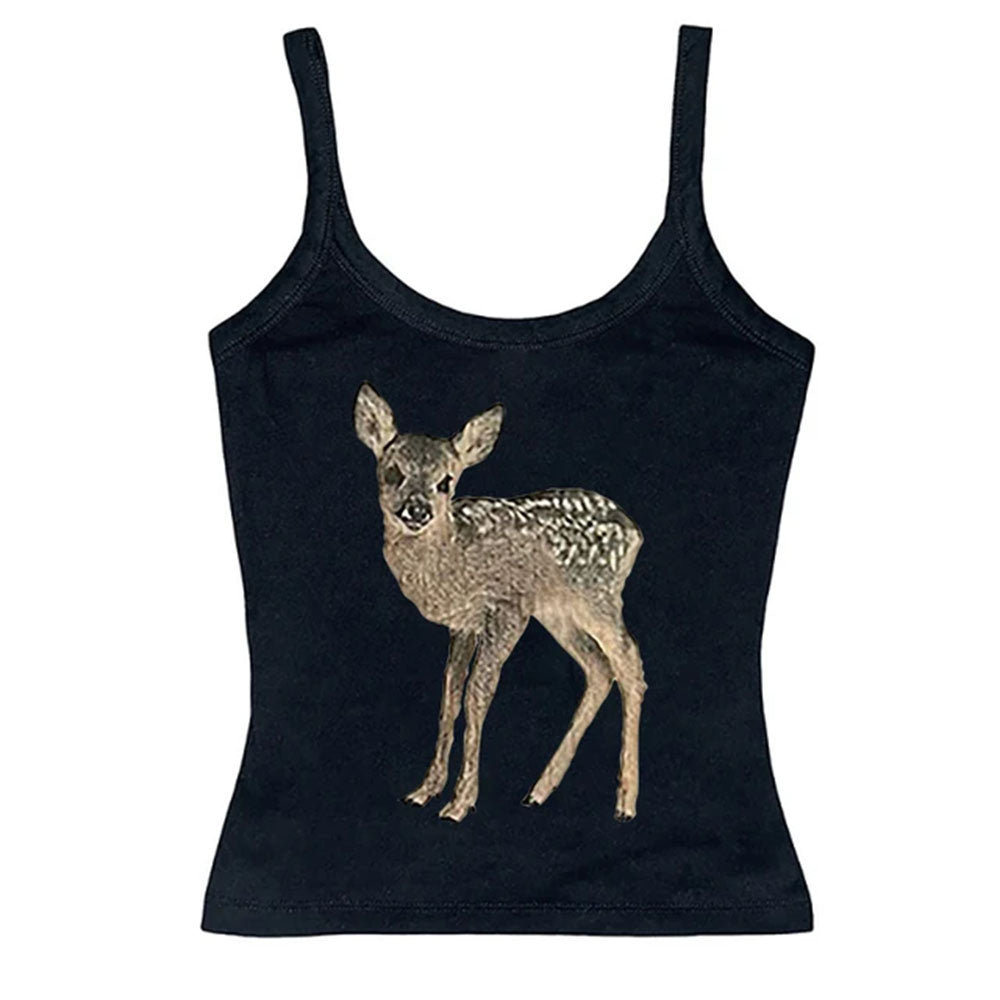 deer graphic tank top boogzel clothing