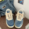 blue denim sneakers boogzel clothing