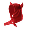 devil horns hood hat boogzel clothing