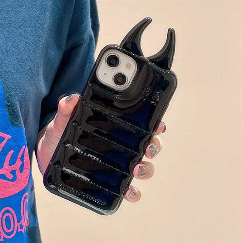 Devil Horns Puffer iPhone Case | BOOGZEL CLOTHING Boogzel Clothing Devil Horns Puffer iPhone Case | BOOGZEL CLOTHING Boogzel Clothing