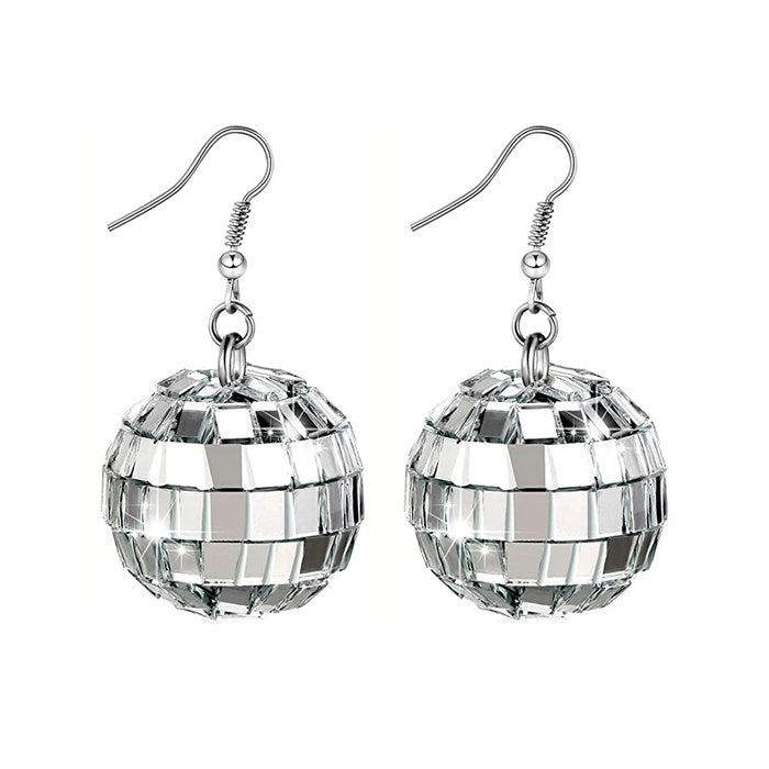 disco ball earrings boogzel clothing