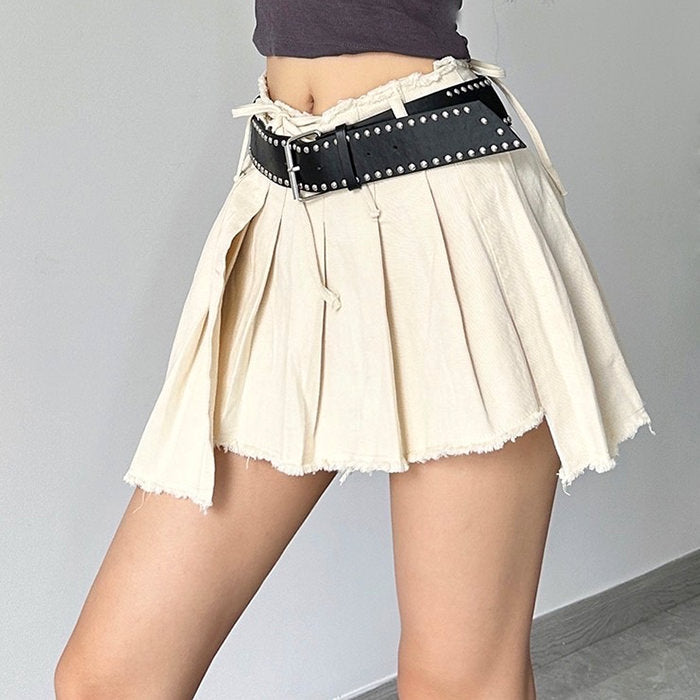 pleated mini skirt boogzel clothing