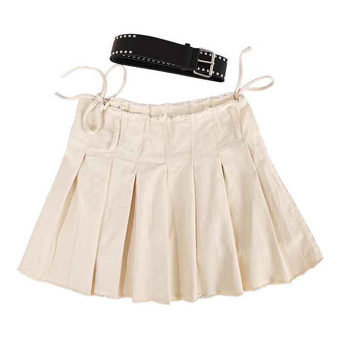 pleated mini skirt boogzel clothing