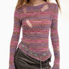 distressed striped knit sweater boogzel clothing