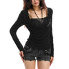 diva y2k lace top boogzel clothing