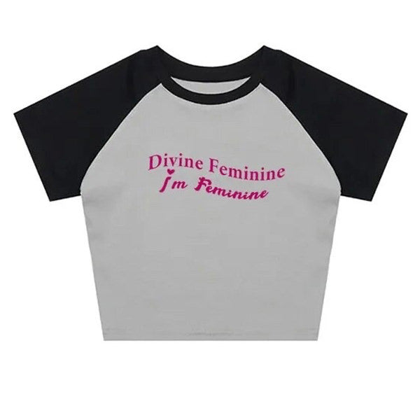 divine feminine baby tee boogzel clothing