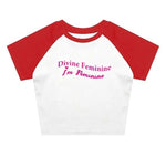 divine feminine baby tee boogzel clothing