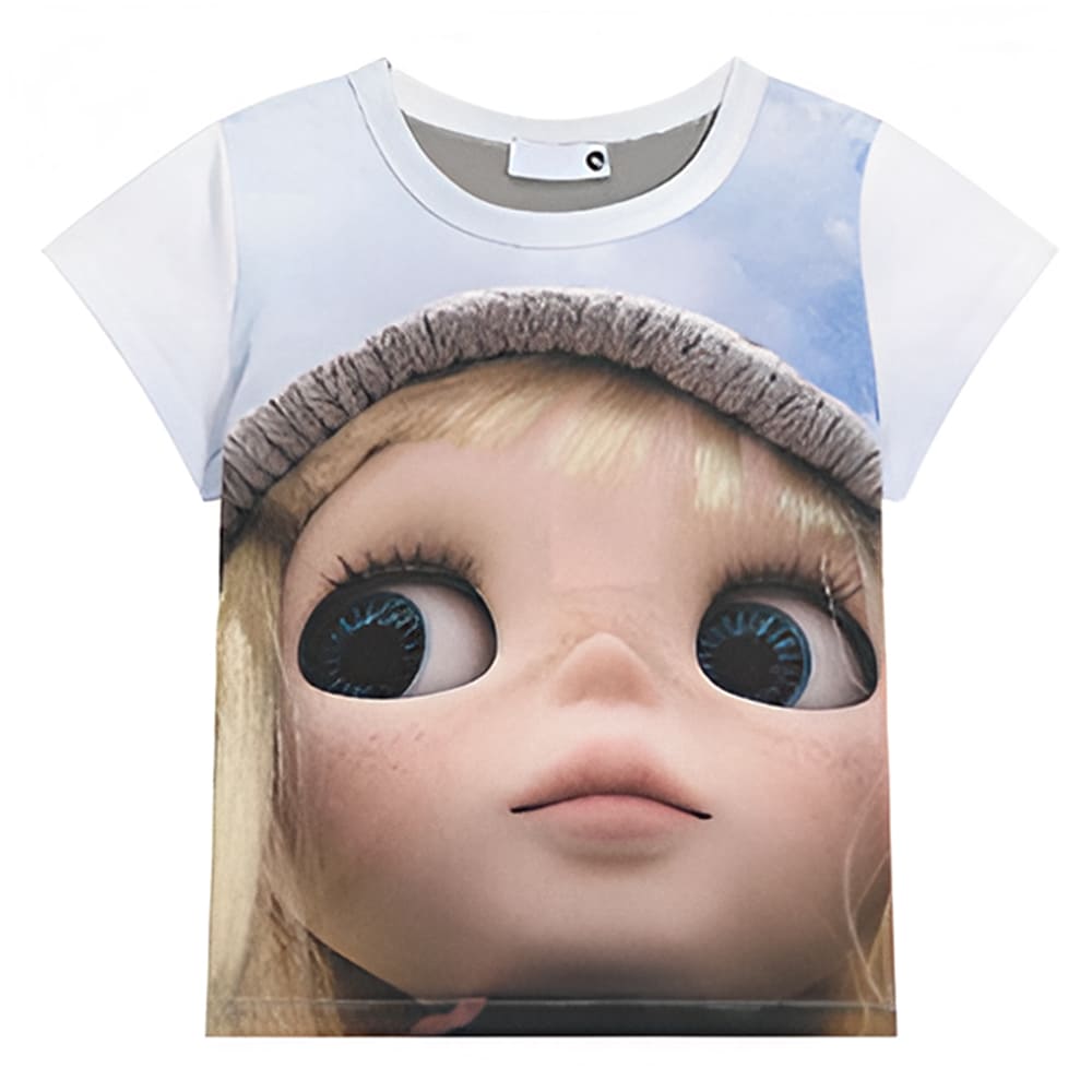 doll face print t-shirt boogzel clothing