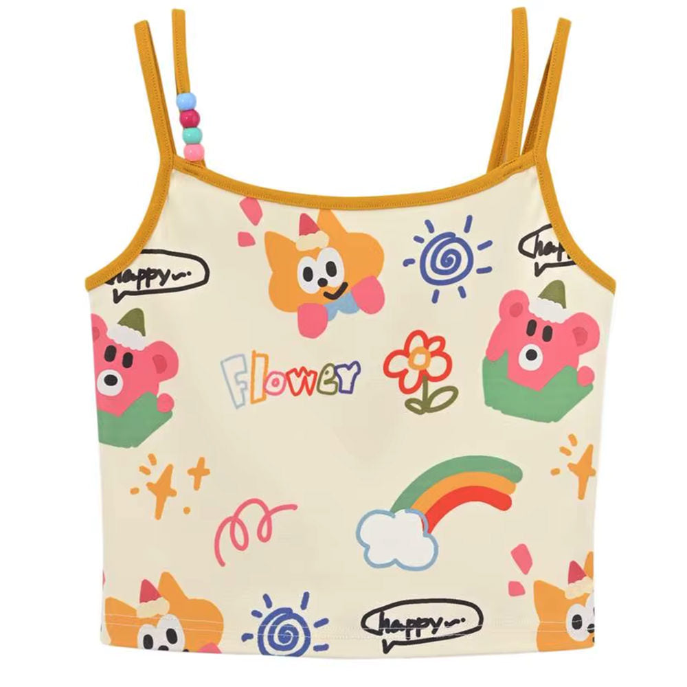 doodle graphic crop top boogzel clothing