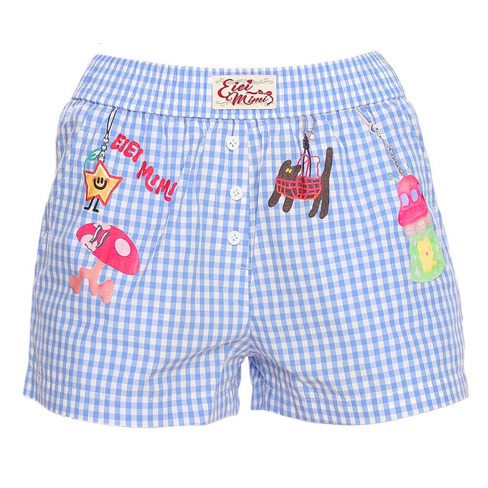 dopamine aesthetic plaid summer shorts boogzel clothing