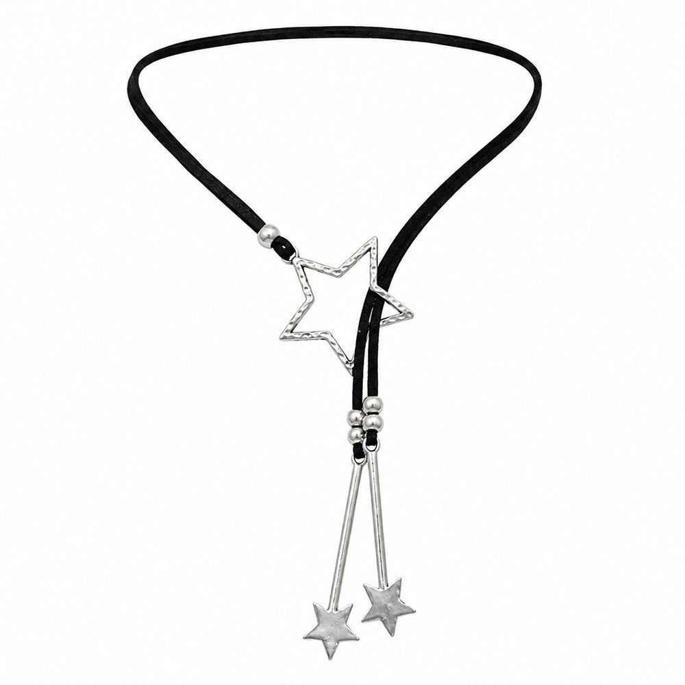 double star cord necklace boogzel clothing