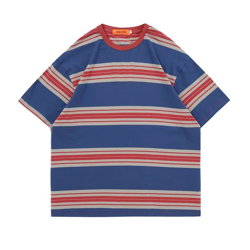 Downtown Girl Striped T-Shirt boogzel clothing
