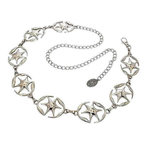 Downtown Girl Star Chain Belt | BOOGZEL CLOTHING – Boogzel Clothing
