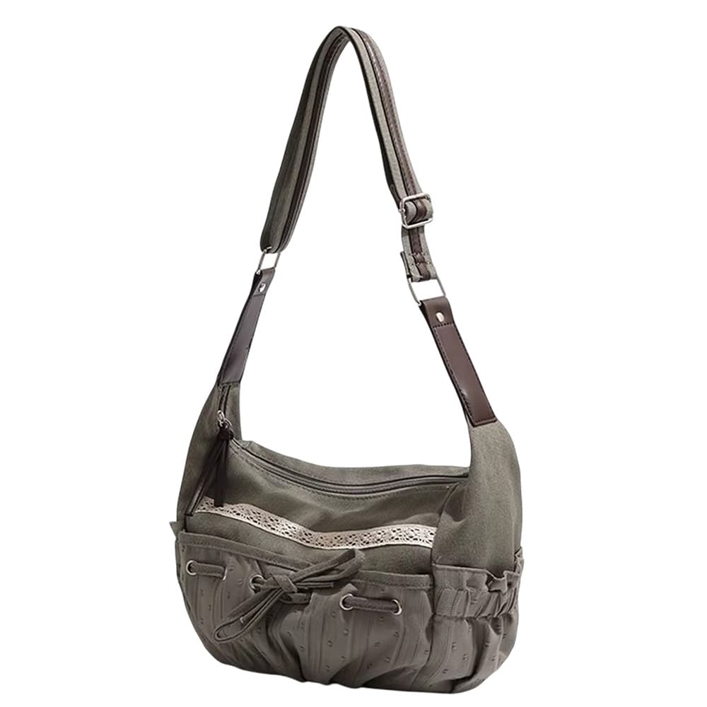downtown lace detail shoulder bag boogzel clothing