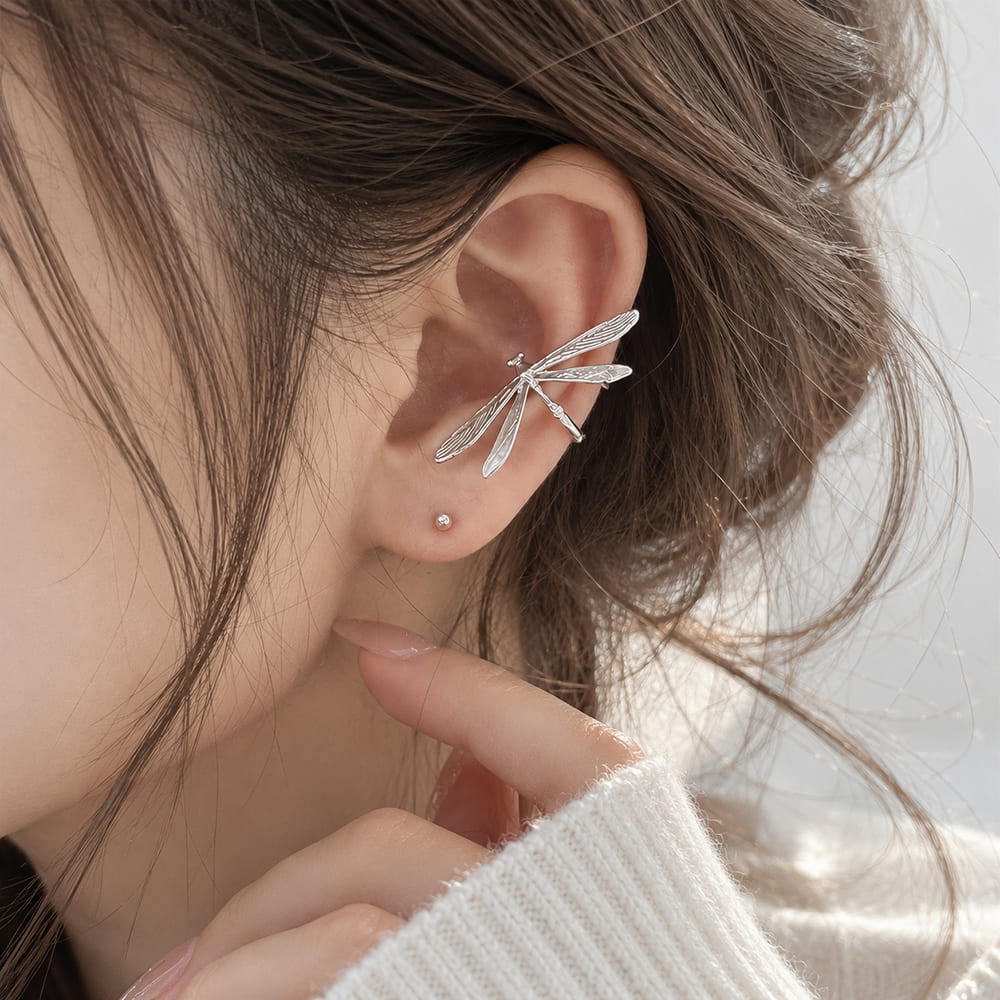 dragonfly ear cuff boogzel clothing