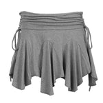 drawstring mini skirt boogzel clothing