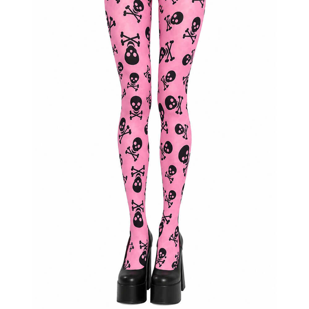 emo girl skull tights boogzel clothing