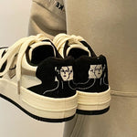 aesthetic-black-sneakers-with-face-embroidery-boogzel-clothing