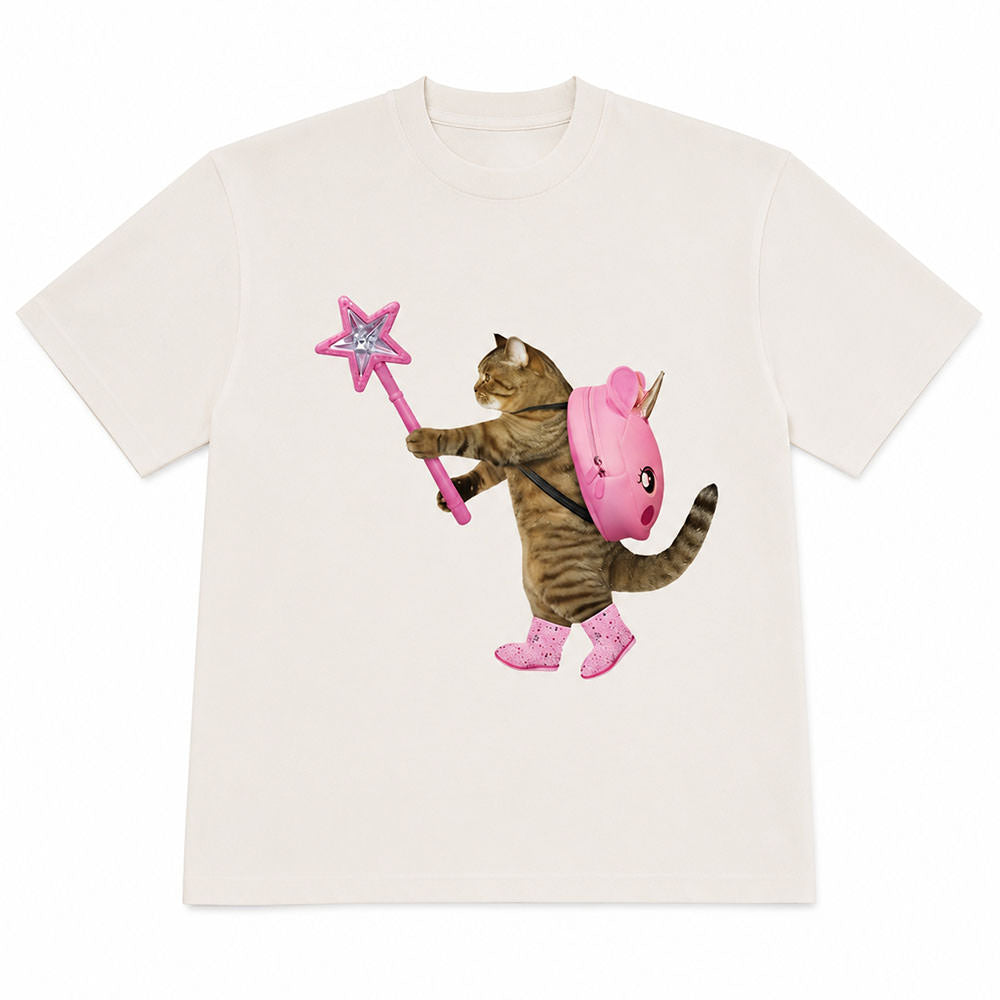 fairy cat graphic t-shirt boogzel clothing