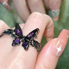 fairy grunge butterfly ring boogzel clothing