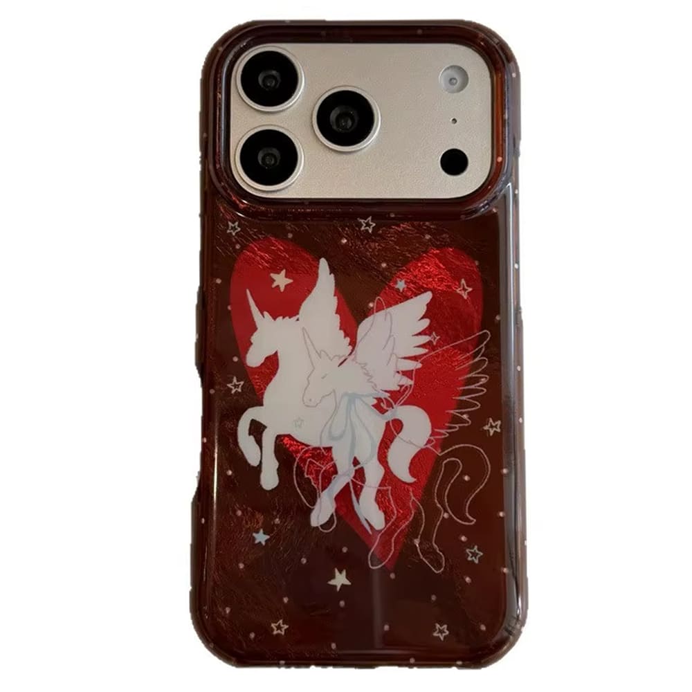 fairycore pegasus iphone case boogzel clothing