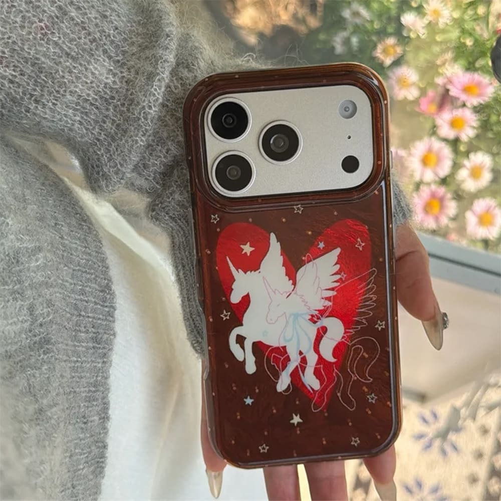fairycore pegasus iphone case boogzel clothing