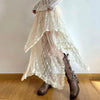 asymmetrical lace skirt boogzel clothing