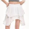 fairycore asymmetric lace ruffle skirt boogzel clothing