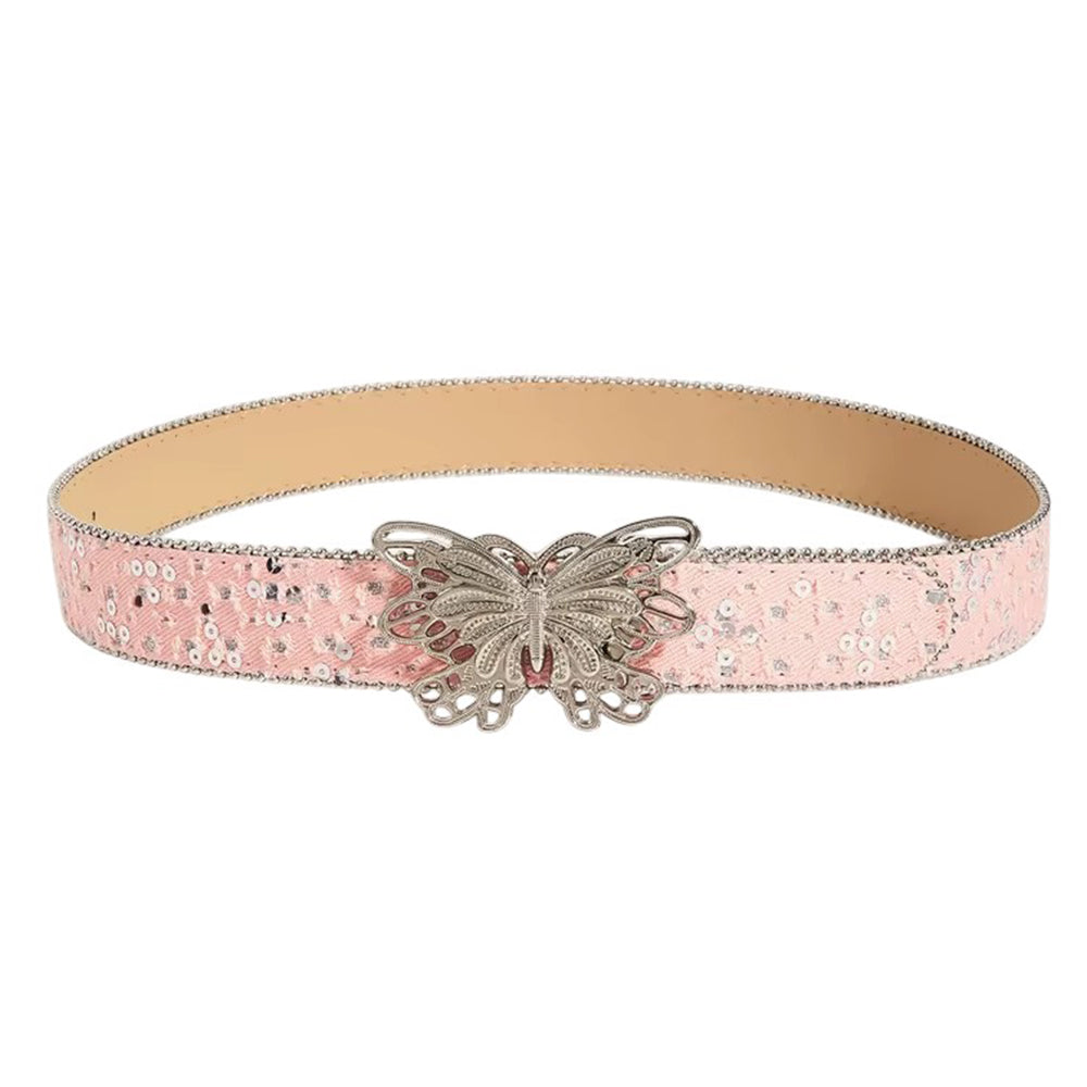 fairycore butterfly sequin belt boogzel clothing