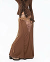 fairycore patchwork maxi skirt boogzel clothing