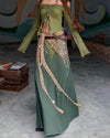 fairycore patchwork maxi skirt boogzel clothing