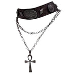 fairy grunge cross choker necklace boogzel clothing