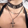 fairy grunge cross choker necklace boogzel clothing