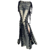 fairy grunge lace up flared jeans boogzel clothing