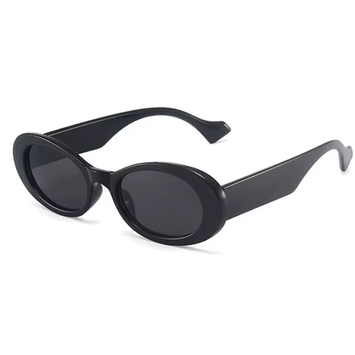 black oval sunglasses boogzel clothing