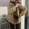 faux fur collar padded jacket boogzel clothing