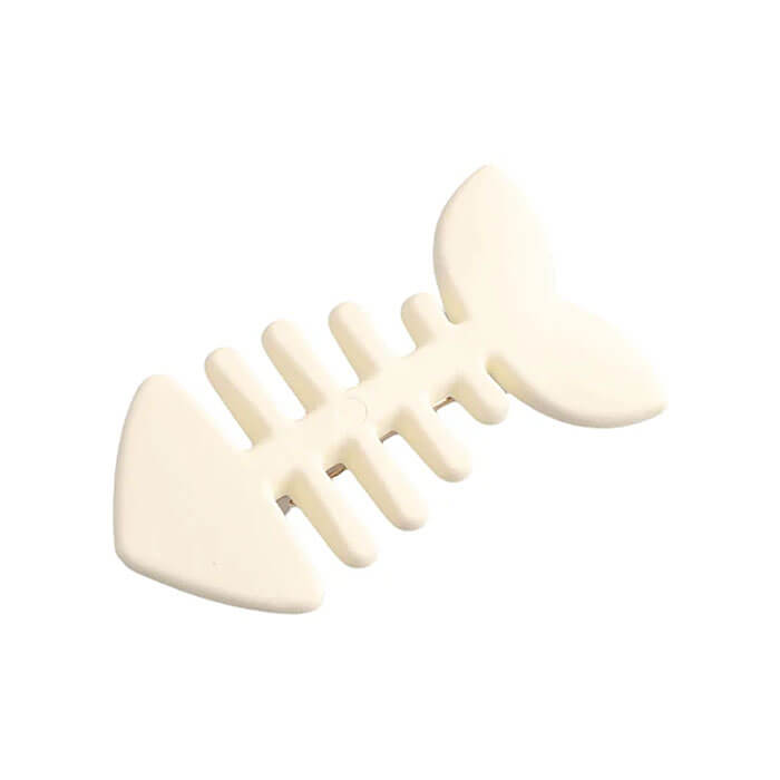 fish bone mini hair clip boogzel clothing