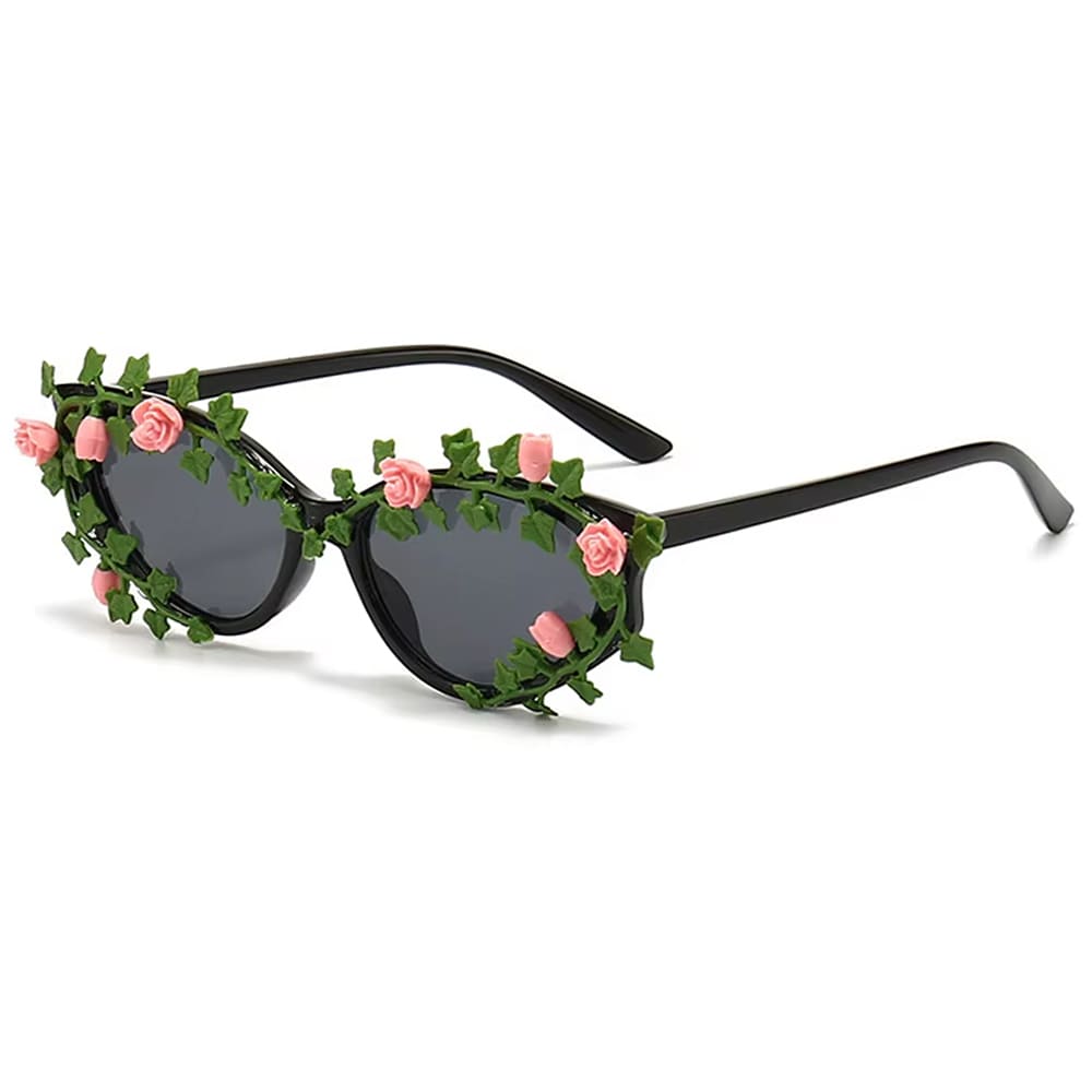 flower cat eye sunglasses boogzel clothing