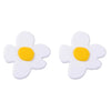 flower shaped stud earrings boogzel clothing