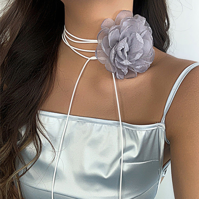 flower choker necklace boogzel clothing