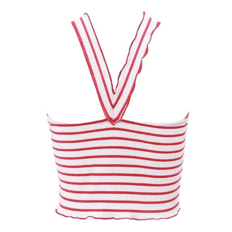 striped tube top boogzel clothing