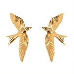 flying bird aesthetic earrings boogzel clothing