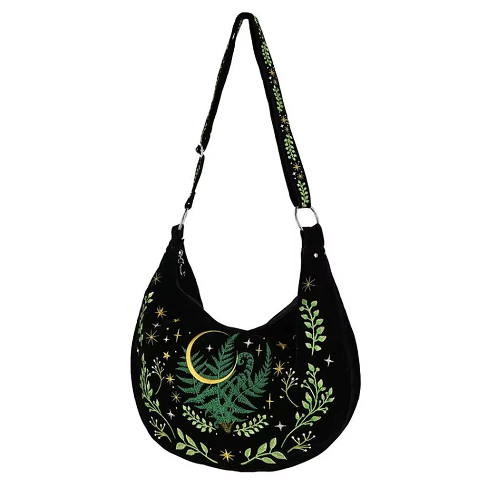 forestcore aesthetic embroidery bag boogzel clothing